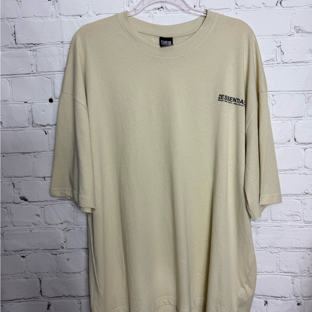 DR Essentials Beige Short Sleeve Tee 100% cotton size 2XL NWT!